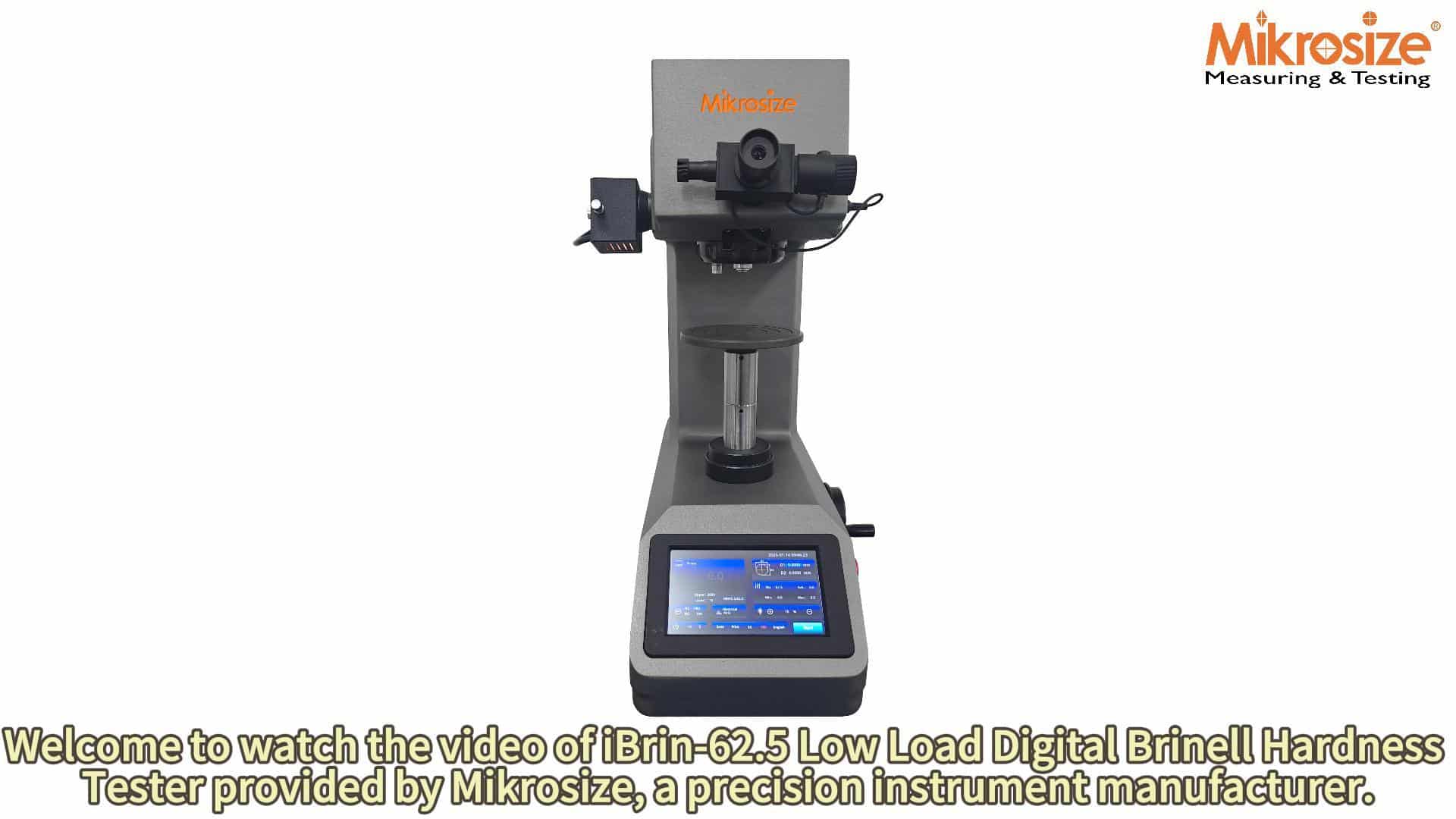 iBrin-62.5 Low Load Digital Brinell Hardness Tester
