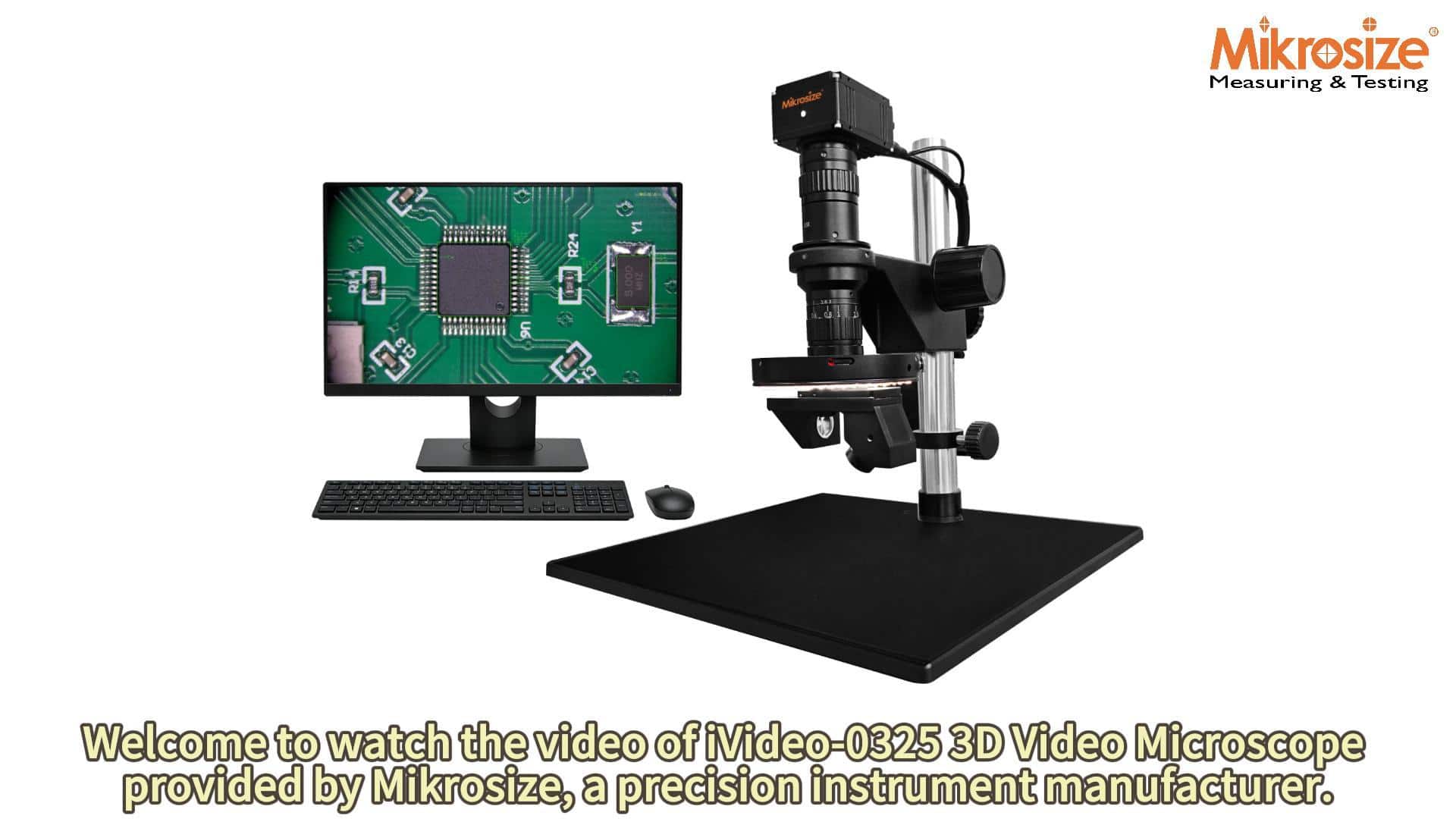 iVideo-0325 3D Video Microscope